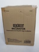 An Exoterra thermoelectric reptile egg incubation, as new in box.