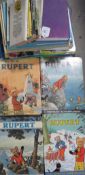 Four Daily Express Rupert the Bear Annuals including 1969,