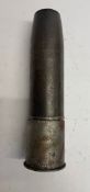 An inert WWII German 7.5cm shell. This lot will be available to collect in person 48 hours after the