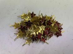 A quantity of Cold War cap badges, approx 100 items. This lot will be available to collect in person