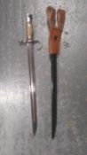 A Japanese Arisaka bayonet. This lot will be available to collect in person 48 hours after the end