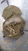 A WWII German M44 small pack. This lot will be available to collect in person 48 hours after the end