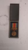 A WWII Japanese 1937-45 China Incident War Medal with case. This lot will be available to collect in