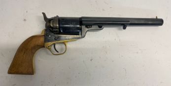 A deactivated (EU Cert) Masons conversion .22 Brocock Colt Army revolver. This lot will be available