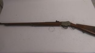 An obsolete calibre Martini Pattern rifle. This lot will be available to collect in person 48