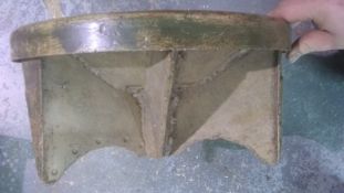 A WWII Russian 60mm mortar baseplate.