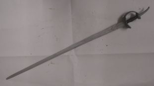 A fantasy style cutlass with wired grip.