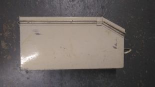 A WWII British .303 Vickers machine gun ammo box.