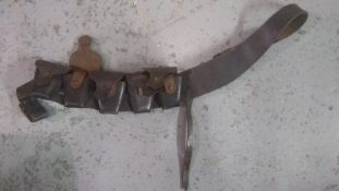 A leather .303 British bandolier.
