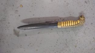 A WWII fighting knife conversion.