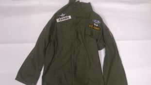 A US Army Airborne Division service shirt - Vietnam era.