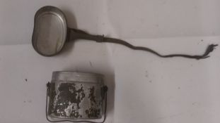 A WWII German military mess tin, dated 1940.