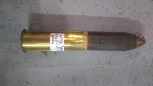 An inert WWI German minenwerfer shell.