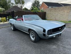 A 1969 Chevrolet Camaro convertible -  Ex Richard Burns (1971-2005) 2001 World Rally Champion - Timed Online Only Auction