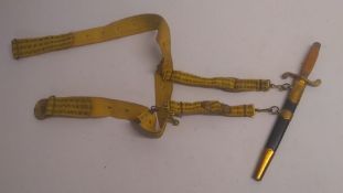 A Cold War Russian Naval dress dagger wi