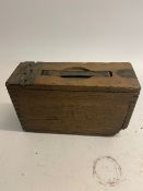A WWI US .30cal water cooled wooden box.