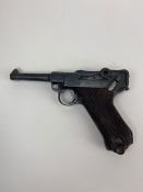 A deactivated (EU Spec) Luger 9mm pistol
