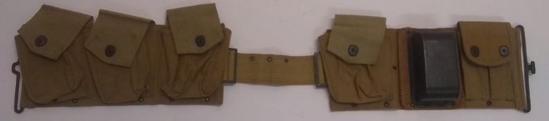 A WWI US BAR Gunners belt.