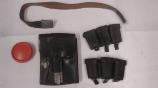 A quantity of militaria including map ca