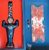 A 1996 Swatch Club Looka watch with model, pin and certificate, in original packaging,