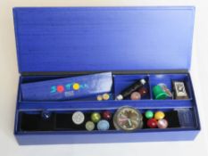 A 1991 Christmas Special Pop Swatch watch Bottone PWK153 sewing box kit.