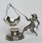 A Vietnamese 900 silver tea strainer standing approx 10cm high, 61.7g / 1.99ozt.