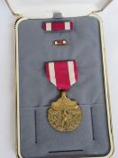 US Air Force Meritorious Service medal in original box.
