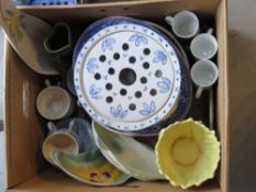 A quantity of ceramics including Worcester, Limoges, etc.