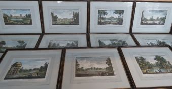 J Couse (Mid 18th century) 'Twelve of the Most Remarkable Views in Earl Temples Gardens at Stowe in