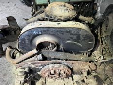 Two VW air cooled engines, one bearing '