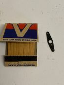 A WWII SOE matchbox swing compass. Th