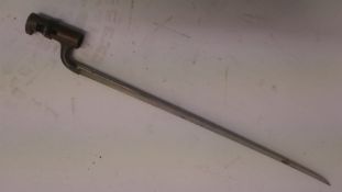 An 1853 pattern Enfield bayonet. This