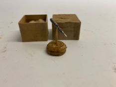 A WWII SOE swing compass. This lot wi