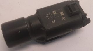 A Surefire x200 weapon light. This lo