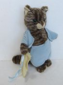 A Beatrix Potter soft toy being Tom Kitten measuring approx 30cm high.