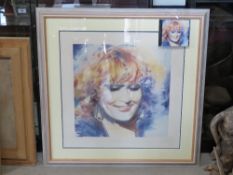 Print: Cover artwork of Dusty Springfield's A Very Fine Love,
