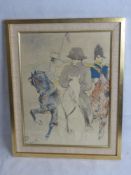 Henri de Toulouse Lautrec (French, 1864-1901) `Napoleon` lithograph in colour, framed.