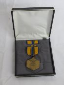 US Air Force Commendation medal in original box.