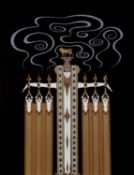 Erté (1892-1990) THe Golden Calf, 1983 from the Theatre Suite screenprint 77 x 57cm, unframed.
