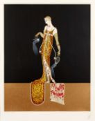 Erté (1892-1990) Giulietta signed in pencil (in the margin) lithograph 64 x 49cm.