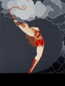Erté (1892-1990) The Dancer, 1983 from the Theatre Suite screenprint 77 x 57cm, unframed.