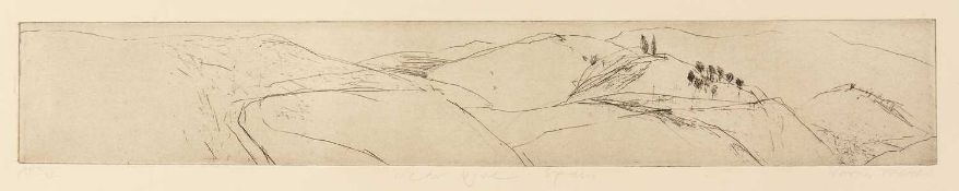 Naomi Frears (b.1963) Near Vjue - Spain artist's proof, signed, titled, and numbered in pencil (in