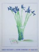 David Hockney (b.1937) Still Life with Book, 1973 for Andre Emmerich offset lithograph 35 x 30cm.