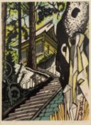 Junichiro Sekino (1914-1988) House in the Woods; and a Path through a Forrest, 1983/4 both signed,