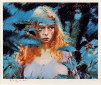 Rolf Harris (1930-2023) Tessa Through the Blue Gums 39/105, signed and numbered lithograph 76 x