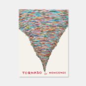 David Shrigley (b.1968) Tornado of Nonsense, 2022 from the Colour and Text Series offset