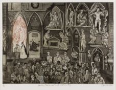 Chris Orr (b.1943) Doubting Thomas and Gawick - Westminster Abbey, 2010 1/30, signed, dated, titled,