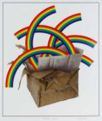 Patrick Hughes (b.1939) Registered Rainbows, 1980 artist's proof, signed, titled, and dated in