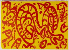 Alan Davie (1920-2014) Two untitled lithographs, 1964 from the 'One Cent Life' portfolio, Edited
