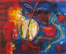Martin Fuller (b.1943) Adam and Eve I; Adam and Eve II stage proofs, both signed, titled and